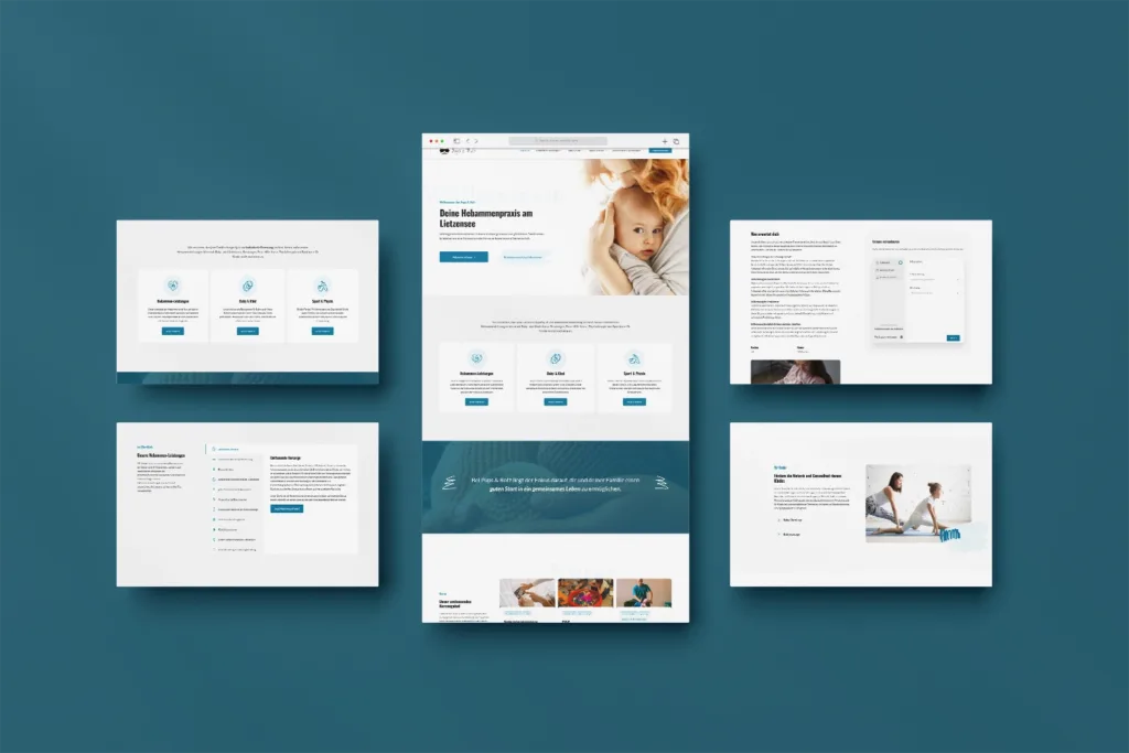 Webseitenerstellung Hebammenpraxis Pups & Rotz Berlin Webdesign Werbeagentur studio jay