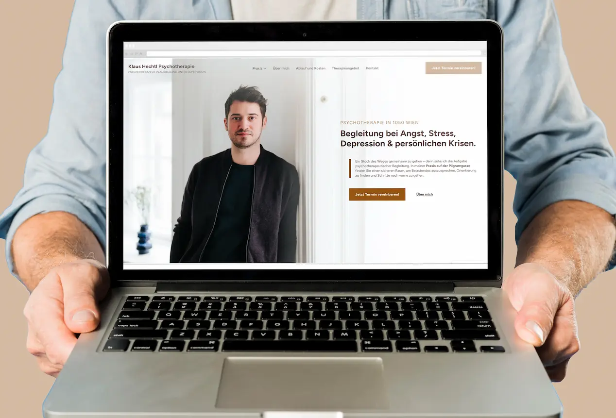 Webseite für Psychotherapiepraxis Hechtl aus Wien Marketing Psychotherapeuten