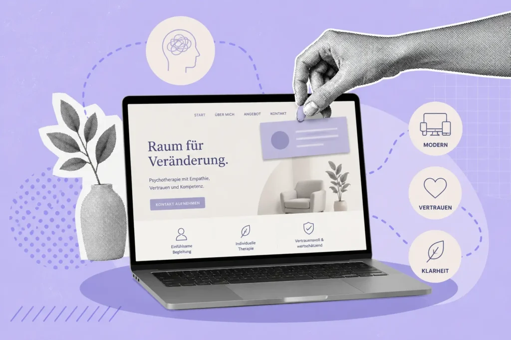Webdesign für Psychotherapeuten: 3 erfolgreiche Praxisbeispiele